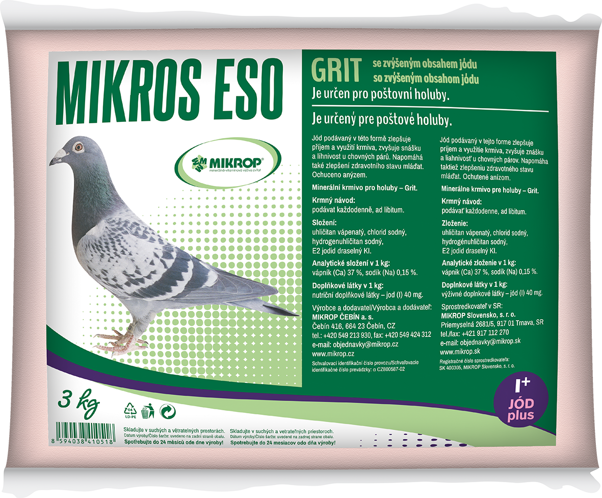 Mikrop/Mikros ESO GRIT I s jódem - 3 Kg