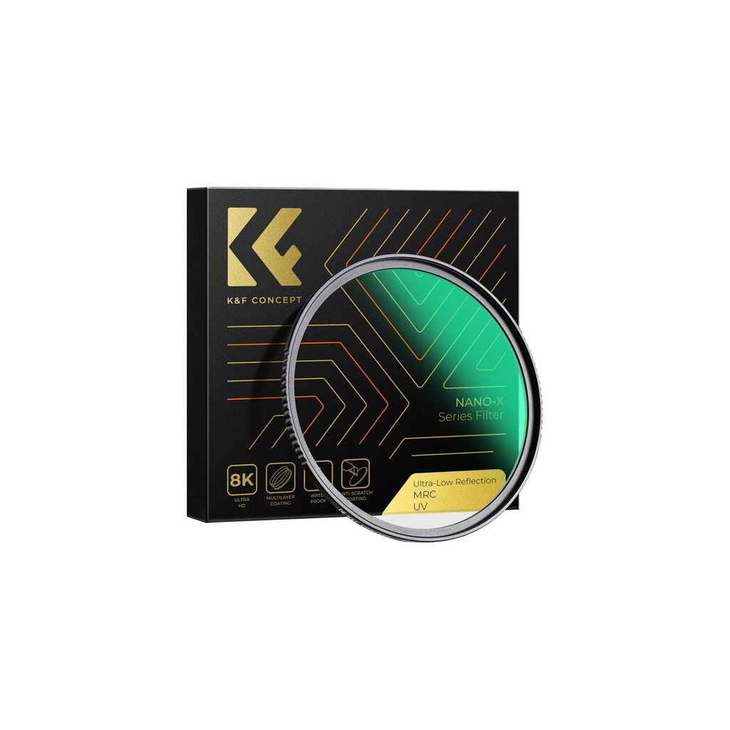K&F 67MM,NANO-X series ultra-low reflection UV filter K&F Concept