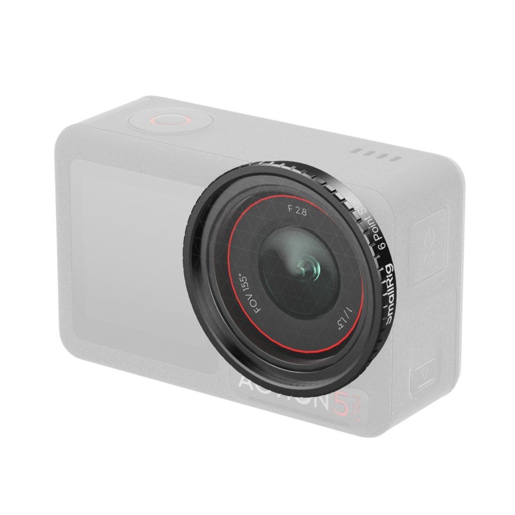 SmallRig Attachable Star Cross Filter (6 Points) for DJI Osmo Action 5 Pro / 4 5839 SmallRig