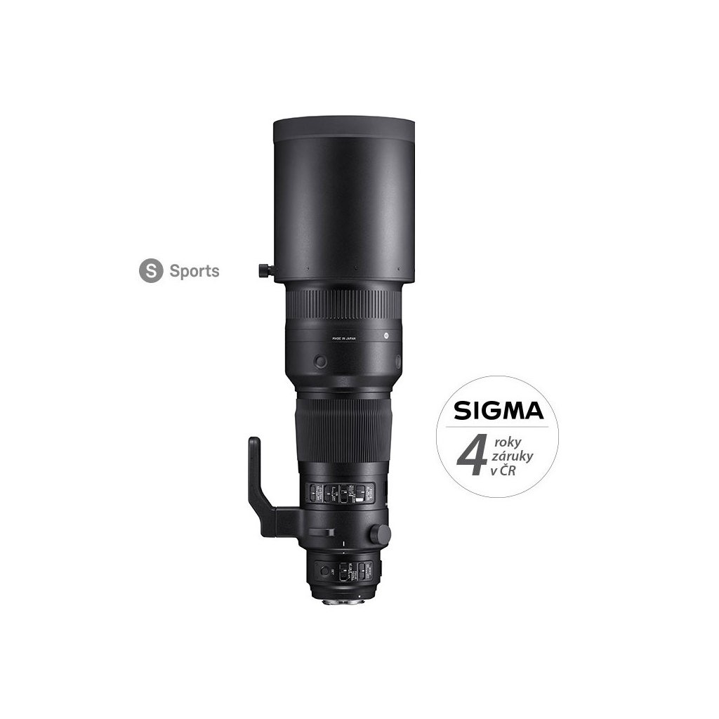 SIGMA 500 mm F4 DG OS HSM Sports pre Nikon F