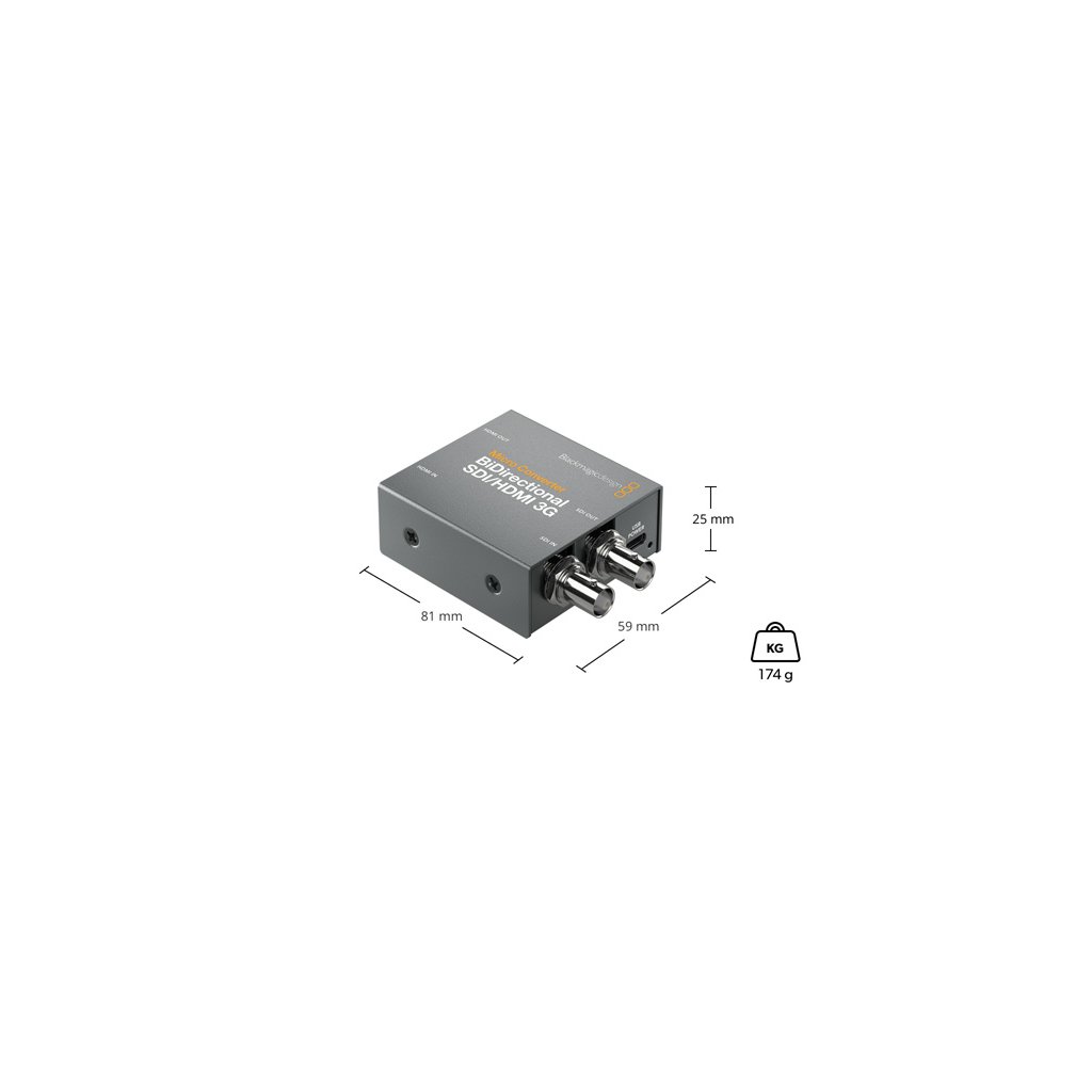 Micro Converter SDI/HDMI 3G BiDirectional wPSU Blackmagic Design - ZOOMY.SK