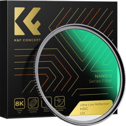 K&F 67MM,NANO-X series ultra-low reflection UV filter K&F Concept