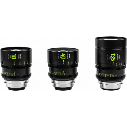 NiSi Cine Lens Set Athena Prime Add-On (3 Lenses) G-Mount (Without Drop-In Filter)