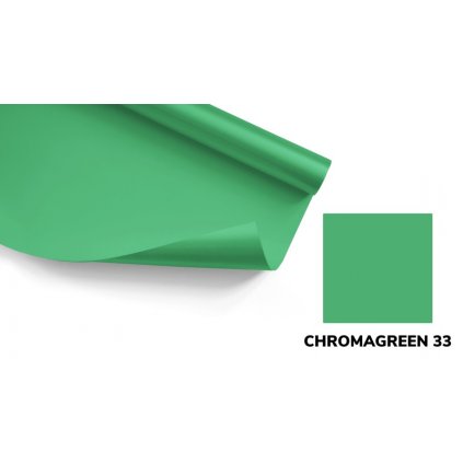 Fotopozadia FOMEI 2,72x11m CHROMAGREEN klíčovací zelená, papírová role