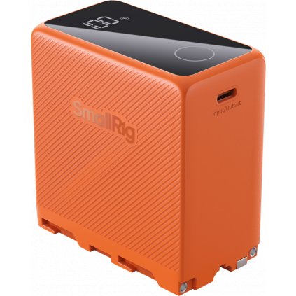 SmallRig 4576 Camera Battery USB-C Rechargeable NP-F970 Orange