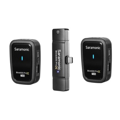 zestaw do bezprzewodowej transmisji dzwieku saramonic blink500 prox q6 rxuc tx tx