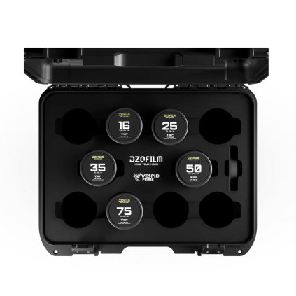 Vespid prime 5-lens Kit with PL & EF mount with case (16/25/35/50/75 T2.1) DZO Optics
