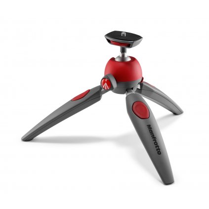 Manfrotto PIXI EVO stativ mini, 2 sekce, červený