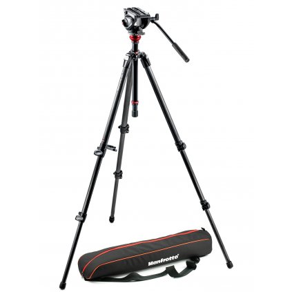 Manfrotto 500 fluid video head & 755CX3 CF single
