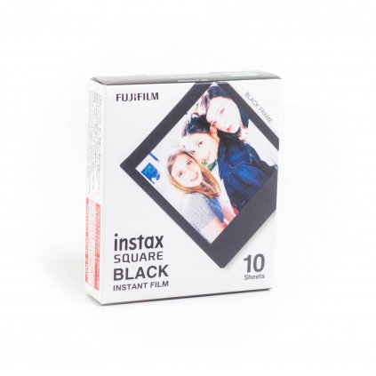 Instantný film Fujifilm Instax SQUARE BLACK FRAME 10 fotografií