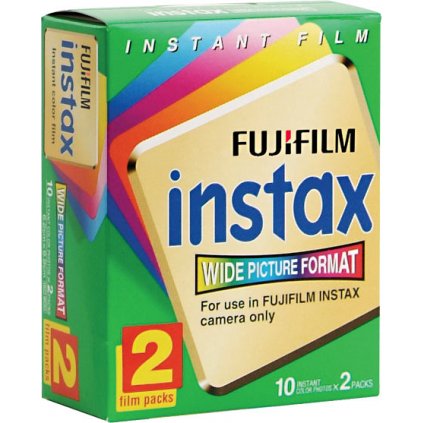 Instantný film Fujifilm Color film Instax Wide glossy 20 fotografií