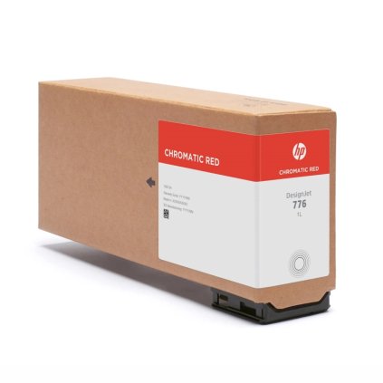 1l chromatická červená inkoustová kazeta HP 776 Z9+ PRO