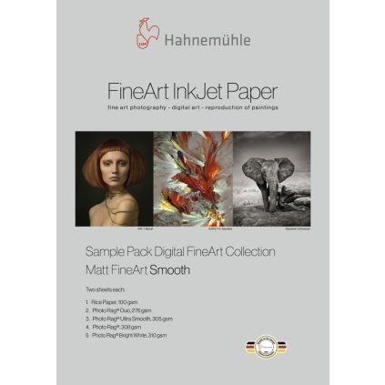 Matt FineArt Smooth, A3+ Sample Pack Hahnemühle