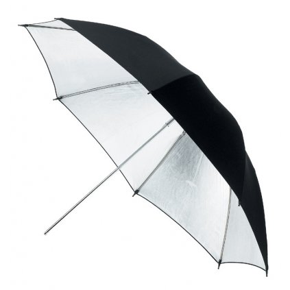 Štúdiový dáždnik S-85 / strieborný, Terronic