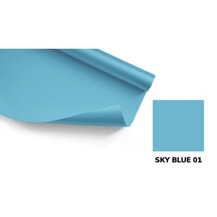 1,35x11m SKY BLUE FOMEI, papierová rola, fotografické pozadie, FOMEI