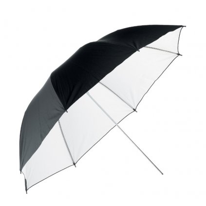 Štúdiový dáždnik BW-110cm / BLACK / WHITE, Terronic