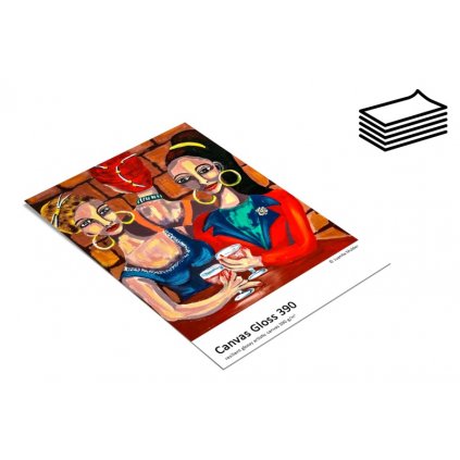 A4/5 FOMEI Canvas Gloss 390, testovacie balenie