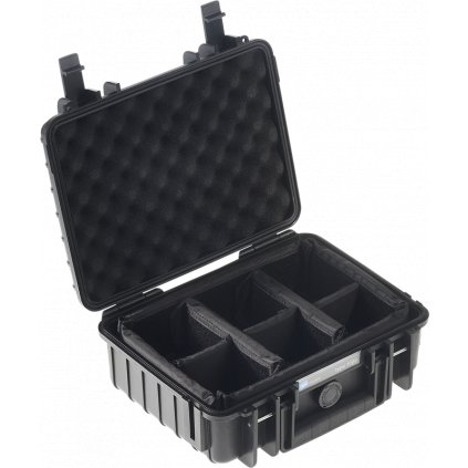 BW Outdoor Cases Type 1000 / Black (divider system)