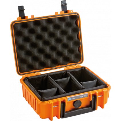 BW Outdoor Cases Type 1000 / Orange (divider system)