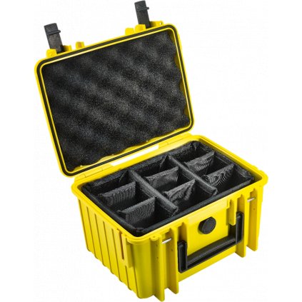 BW Outdoor Cases Type 2000 / Yellow (divider system)