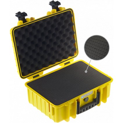 BW Outdoor Cases Type 4000 / Yellow (pre-cut foam)