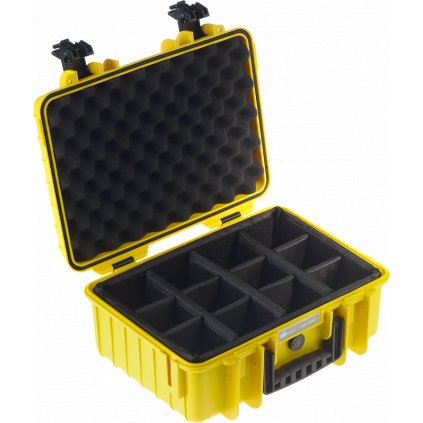 BW Outdoor Cases Type 4000 / Yellow (divider system)