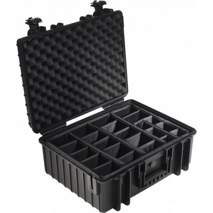 BW Outdoor Cases Type 6000 / Black (divider system)