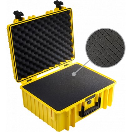 BW Outdoor Cases Type 6000 / Yellow (pre-cut foam)