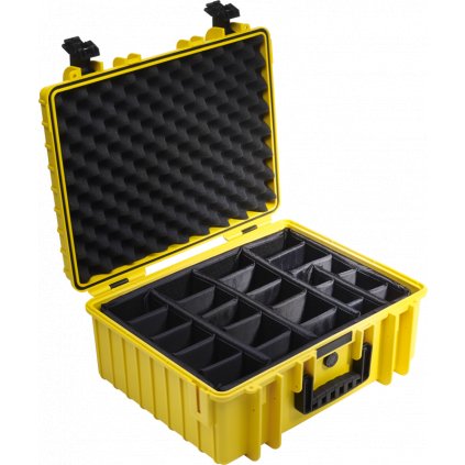BW Outdoor Cases Type 6000 / Yellow (divider system)