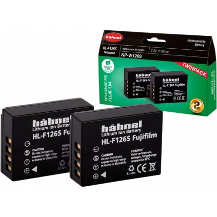 Hähnel Battery Fujifilm HL-F126s / NP-W126S Twin Pack