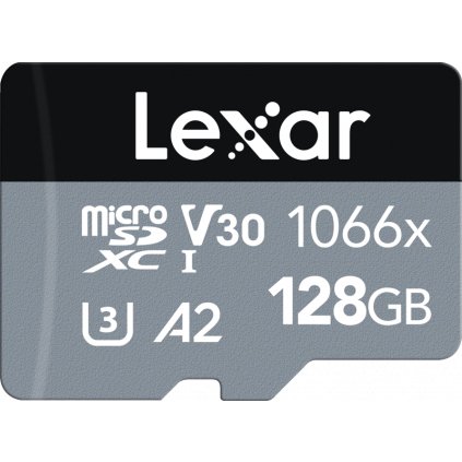 Lexar microSDXC SILVER 1066x UHS-I/U1/A2 R160/W120 (V30) 128GB