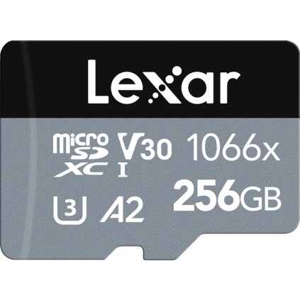 Lexar microSDXC SILVER 1066x UHS-I/U1/A2 R160/W120 (V30) 256GB