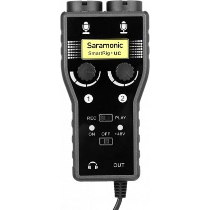Dvoukanálový audio adaptér Saramonic SmartRig+ UC