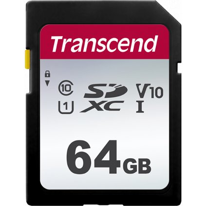Transcend Silver 300S SDXC UHS-I U1 (V10) R100/W20 64GB