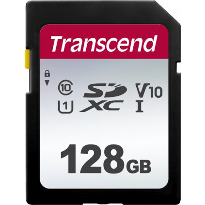 Transcend Silver 300S SDXC UHS-I U1 (V10) R100/W25 128GB