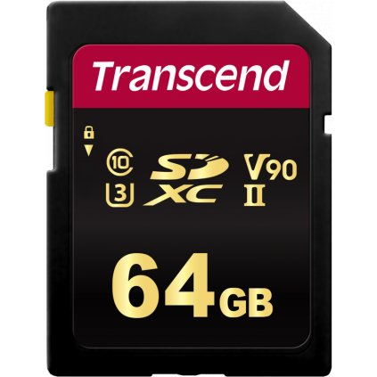 Transcend SDXC/SDHC 700S SD UHS-II U3 (V90) R285/W180 64GB