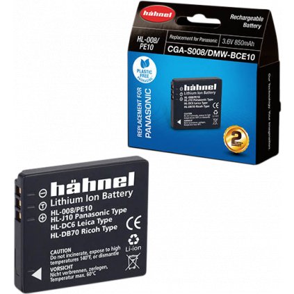 Hähnel Battery Panasonic HL-008/PE10 / CGA-S008 & DMW-BCE10