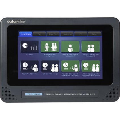 Datavideo TPC-700P Multifunctional touchpanel with PoE