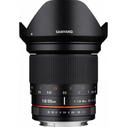 Samyang 20mm f/1.8 ED AS UMC Canon M