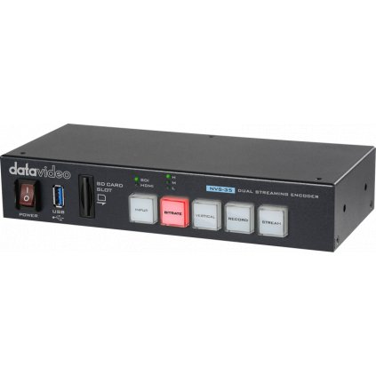 Datavideo NVS-35 Dual streaming encoder with 2 bitrates