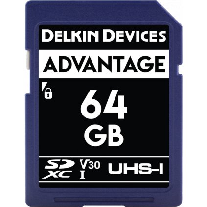 Delkin SD Advantage 660X UHS-I U3 (V30) R100/W80 64GB