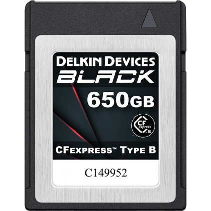 Delkin CFexpress BLACK R1725/W1530 (G3) 650GB