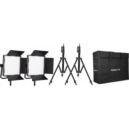Kit Nanlite 2 light kit 600CSA w/Carry case & Light stand
