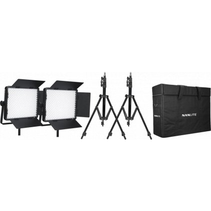 Kit Nanlite 2 light kit 900CSA w/Carry case & Light stand