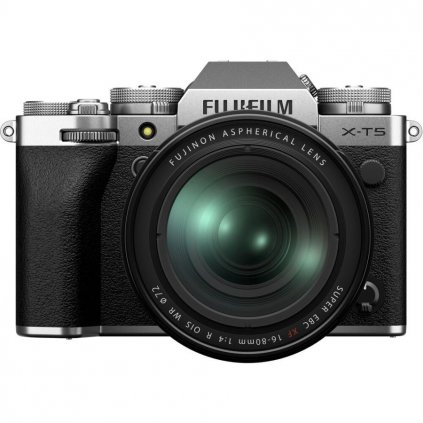 FUJIFILM X T5 Mirrorless Camera with 16 80mm Lens (Silver)