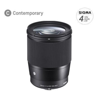 SIGMA 16 mm F1.4 DC DN Contemporary pre MFT Olympus / Panasonic