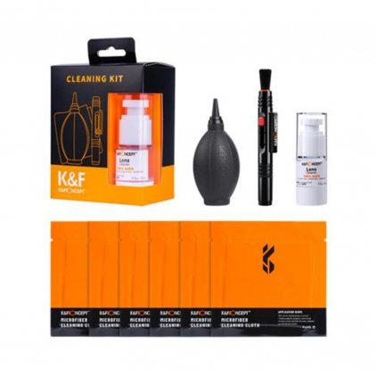 4 in 1 cleaning kit (pen + air blowing + vacuum cleaning cloth + cleaning bottle) K&F Concept