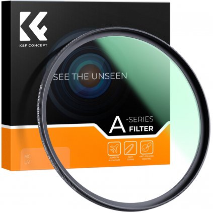 58MM MC-UV Filter, Slim, Green Multi-coated, German Optics K&F Concept