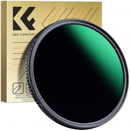 67mm, ND3-1000, ultra-thin variable ND, Waterproof, Green Coated K&F Concept