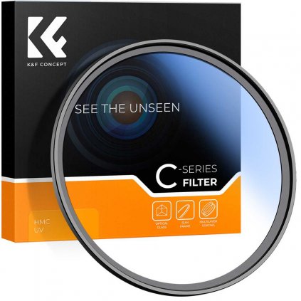 72MM Classic Series, Blue-Coated, HMC UV Filter, Japan Optics K&F Concept